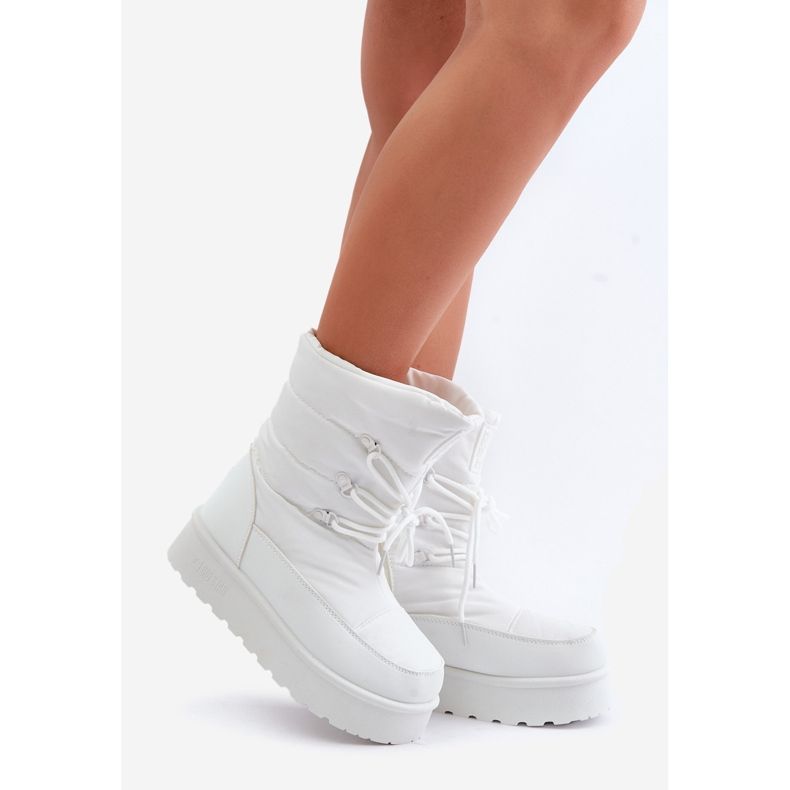 Bottes de neige à plateforme avec fermeture éclair Big Star OO274886 Blanc 1