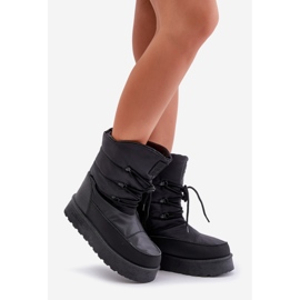 Bottes de neige à plateforme avec fermeture éclair Big Star OO274884 Noir le noir 1