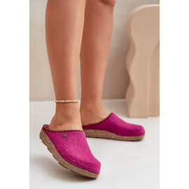 Chaussures maison Chaussons femme Inblu ED000018 Fuchsia rose 2
