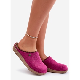 Chaussures maison Chaussons femme Inblu ED000018 Fuchsia rose 1