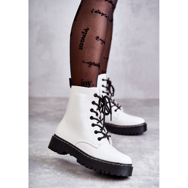 S.Barski Bottes Femme Blanc Kognito 3
