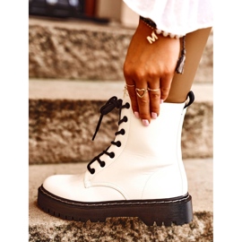 S.Barski Bottes Femme Blanc Kognito blanche 2