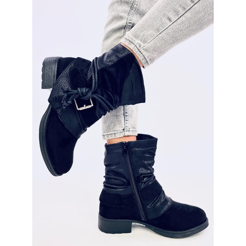Bottes militaires Medo noires 1