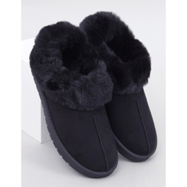 Pantalon court d'émeu bordé de fourrure Fraley Black le noir 1