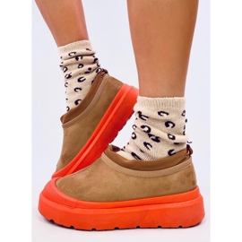 Bottines de neige courtes Jayden Camel brun 2
