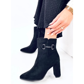 Mahoni Bottines en daim noir le noir 4