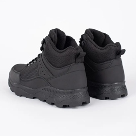 Vico Chaussures de trekking isolées noires pour hommes 1