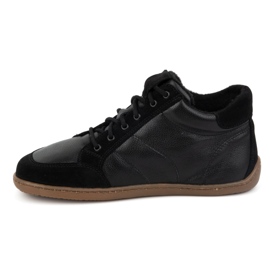 WASAK Chaussures en cuir isolées pour femmes Barefoot 0766W noir 1