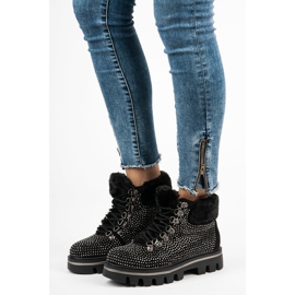 Kylie Bottes élégantes avec protecteur noir 2