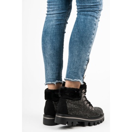 Kylie Bottes élégantes avec protecteur noir 1
