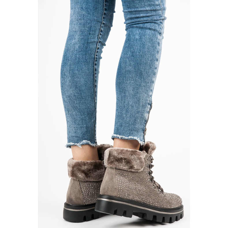 Kylie Bottes élégantes avec protecteur brun 1 Kylie Bottes élégantes avec protecteur brun 1