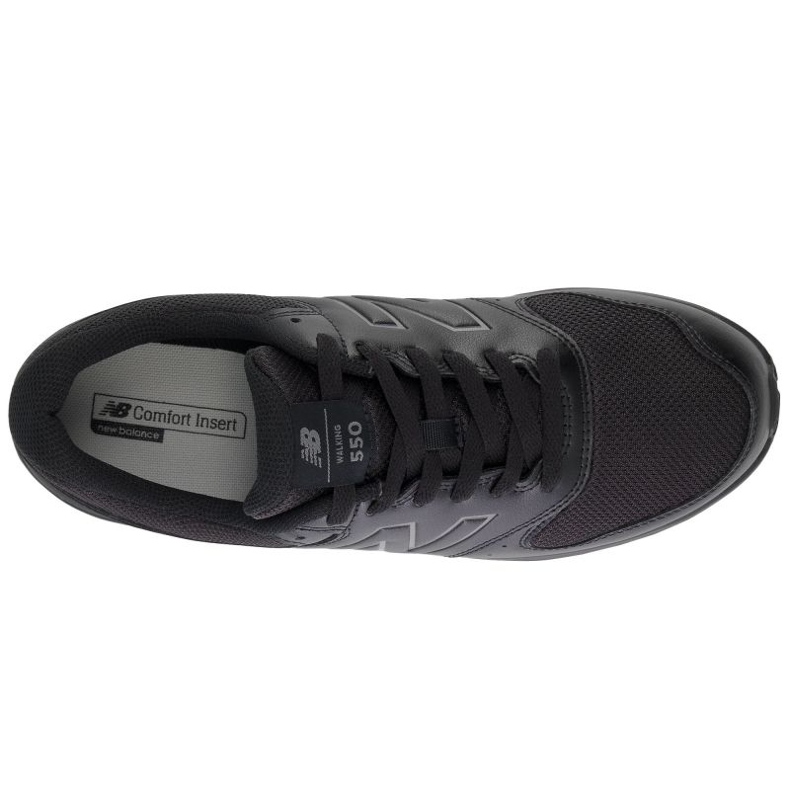 Baskets de sport pour hommes New Balance 550 chaussures d'entraînement noir (MW550BK4) 1