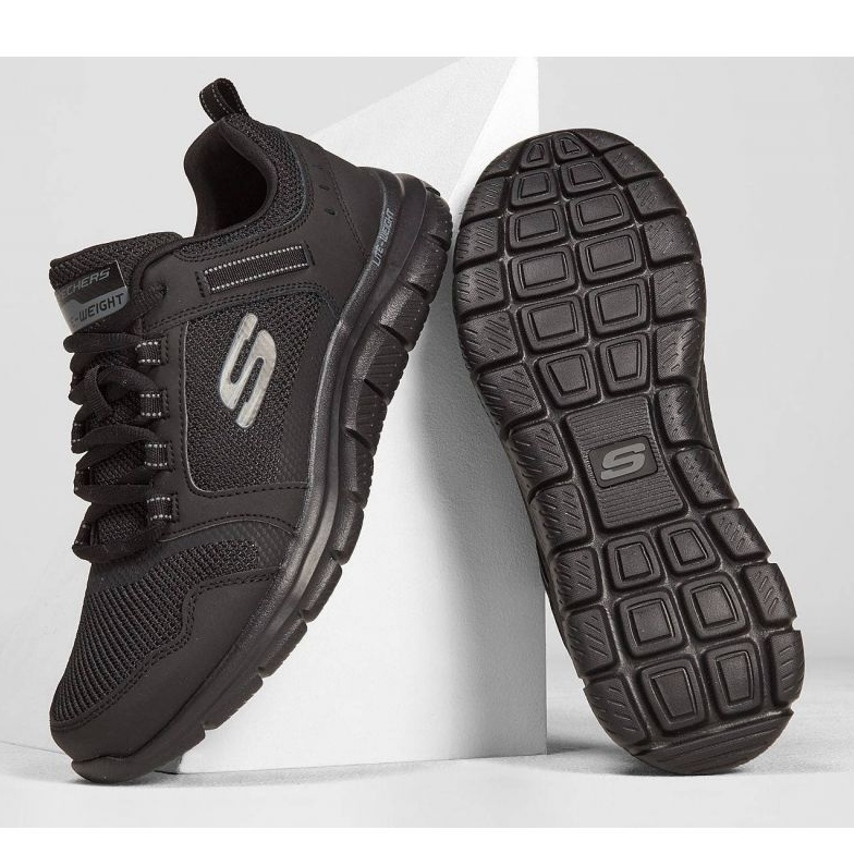 Chaussures Skechers Track Knockhill 232001-BBK noir 1
