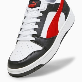 Puma Rebound v6 Chaussures basses 392328-04 blanche 3