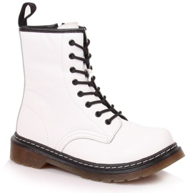 Bottes en cuir isolées Filippo W PAW77B blanc blanche jaune 7