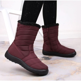 Bottes de neige isolées NEWS W EVE378B rouge 1