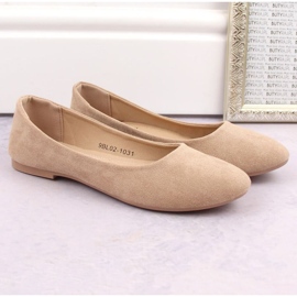 EVento W EVE205B ballerines en daim, beige 8