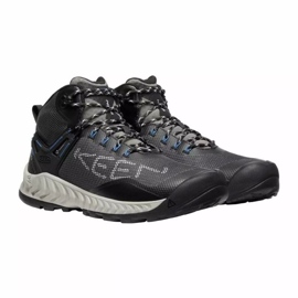 Chaussures KEEN Nxis Evo Mid Wp MAGNET/BRIGHT Cobalt KE-1026108 le noir 1