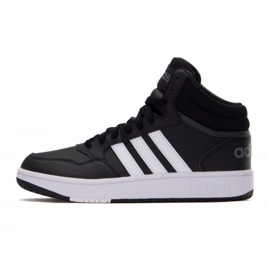 Chaussures Adidas Hoops Mid 3.0 GW0402 noir 1