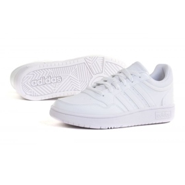 Chaussures Adidas Hoops 3.0 K GW0433 blanche 1
