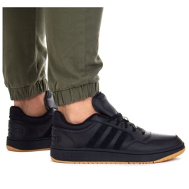 Chaussures Adidas Hoops 3.0 GY4727 le noir 1