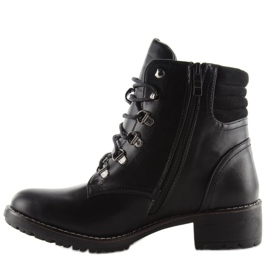 Trappeurs à lacets noirs K-3 noir le noir 1