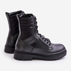 Bottes isolées en cuir pour hommes Big Star OO174164 noir 2