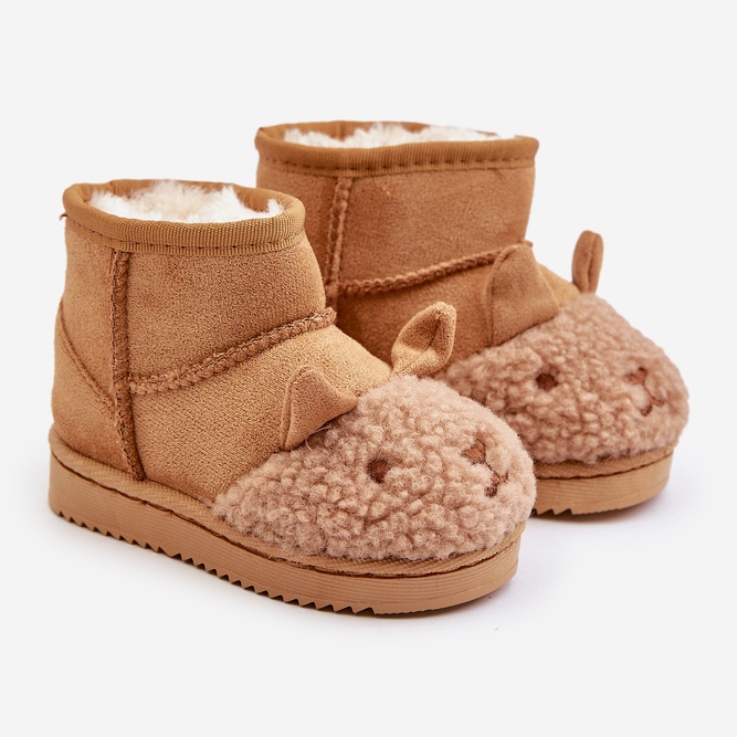 Bottes de neige isolées pour enfants Lamy Camel Esandira beige 1 Bottes de neige isolées pour enfants Lamy Camel Esandira beige 1