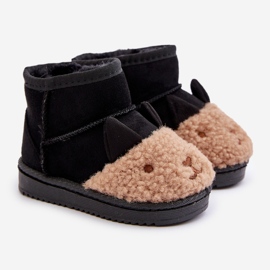 Bottes de neige isolées pour enfants Lamy Noir Esandira le noir 1
