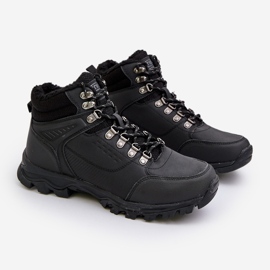 Bottes de randonnée isolées pour hommes noires Loreinae le noir 1