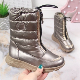 Bottes de neige imperméables avec membrane Kornecki KOR6920B d'or 1 Bottes de neige imperméables avec membrane Kornecki KOR6920B d'or 1