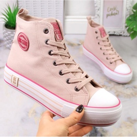 Big Star LL274186 INT1824B chaussures, baskets rose 1
