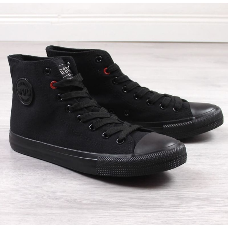 Big Star T274033 INT1826 chaussures montantes et baskets noir 1