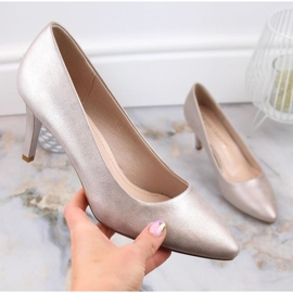 Escarpins Sergio Leone W 1336 dorés d'or 1 Escarpins Sergio Leone W 1336 dorés d'or 1