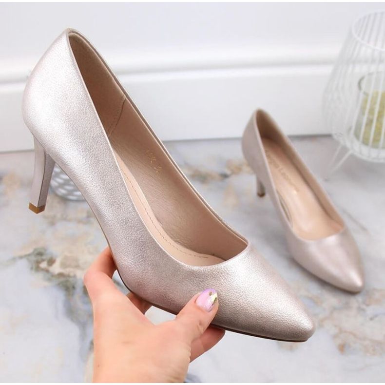 Escarpins Sergio Leone W 1336 dorés d'or 1 Escarpins Sergio Leone W 1336 dorés d'or 1