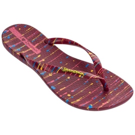 Tongs Ipanema Wave Art Fem W 26287-20868 rouge 1