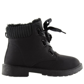 Bottes isolées noires 33PT01 negro le noir 1