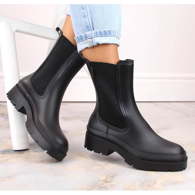 Big Star Wellingtons W INT1921 noir le noir 2