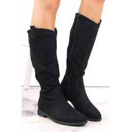 Boots daim ajouré Vinceza W JAN234A noir le noir 3