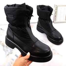 Bottes avec fermeture éclair isolées Big Star W INT1928 noir le noir 1