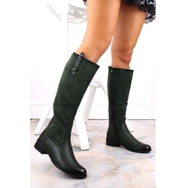Bottes isolées Jezzi W JEZ410C, vert 3
