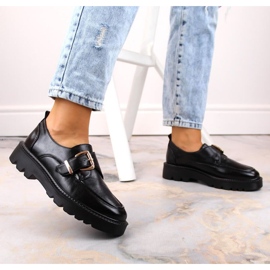 Chaussures à plateforme avec boucle Vinceza W JAN237A, noir le noir 7