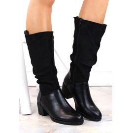 Jezzi W JEZ420A bottes isolées à talons hauts, noir le noir 1