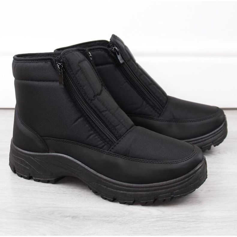 News Actualités Bottes de neige isolées noires M EVE439 le noir 1