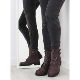 Gris Boots Workery Daim gris TS10 Gris 5