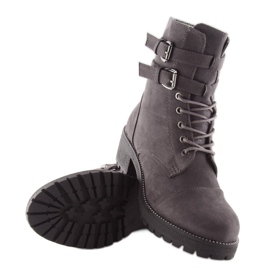 Gris Boots Workery Daim gris TS10 Gris 2