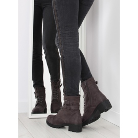 Gris Boots Workery Daim gris TS10 Gris 3