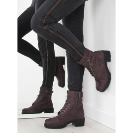 Gris Boots Workery Daim gris TS10 Gris 4