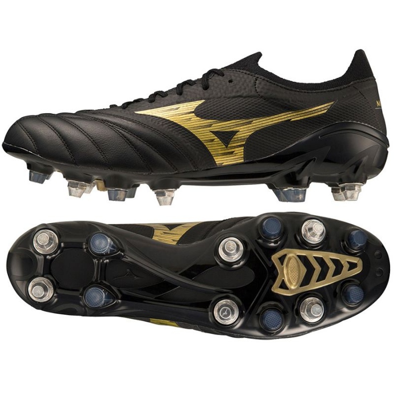 Chaussures Mizuno Morelia Neo Iv Beta Elite Mix Sg P1GC234250 le noir 1