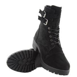 Bottes noires Workery Daim noir TS10 Noir le noir 3